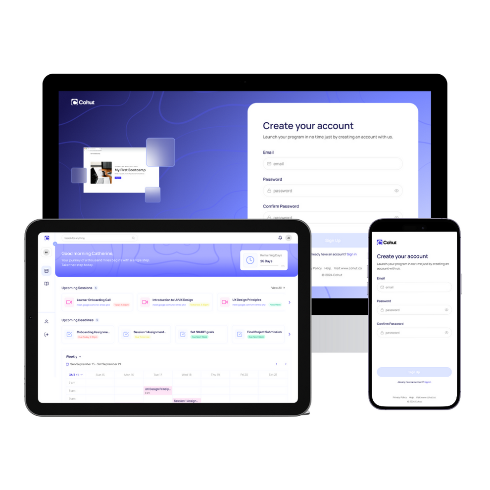 Gif of Cohut Dashboard